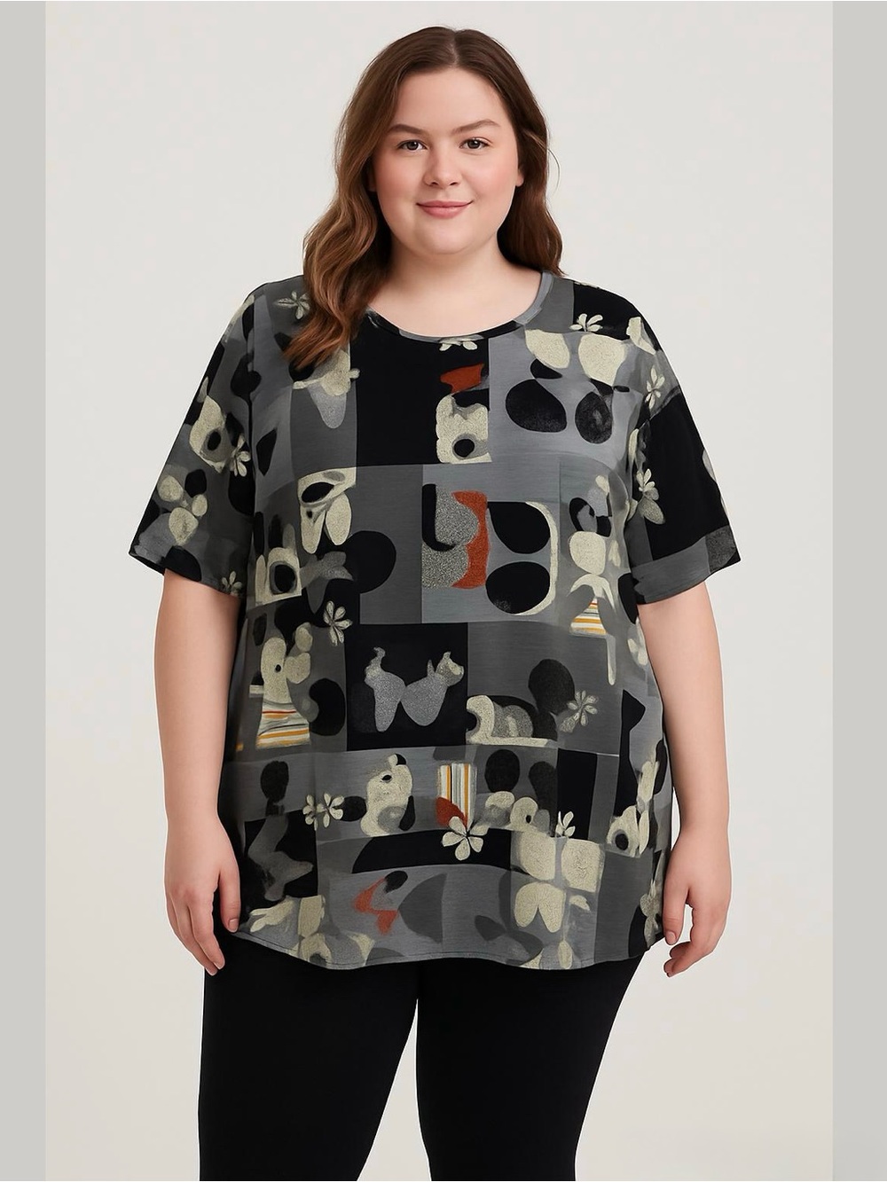 LuLaRoe Minnie Mouse Patchwork Tee